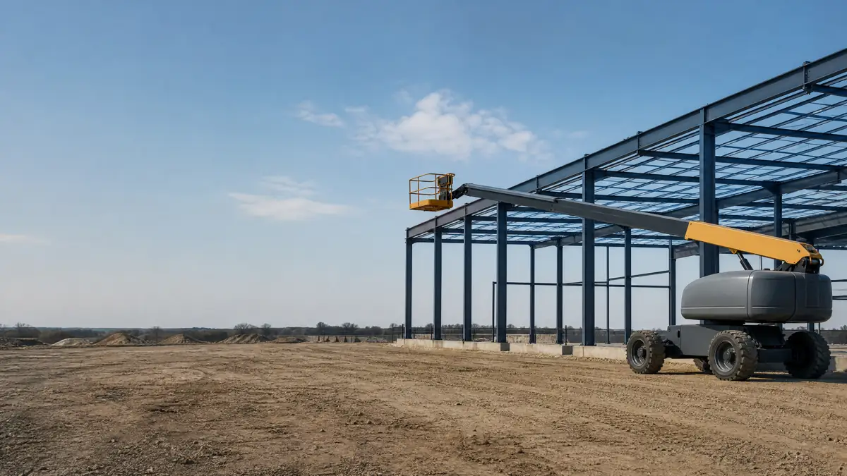 Boom Lifts jobsite access in Tampa