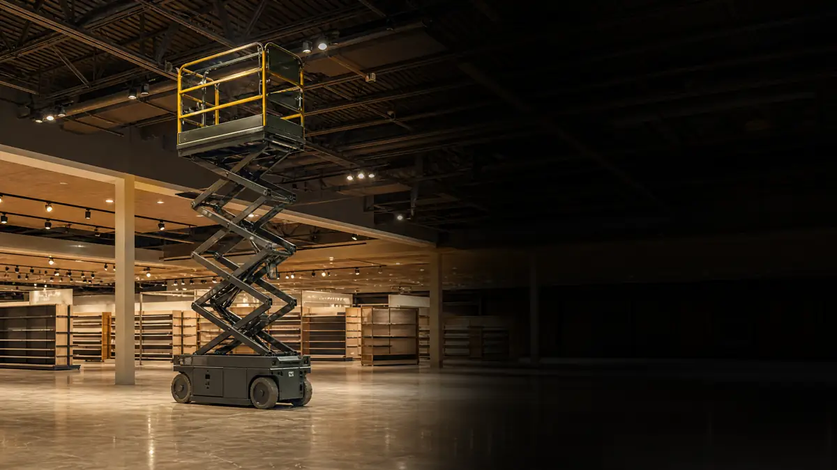 Electric Scissor Lifts jobsite access in Tampa