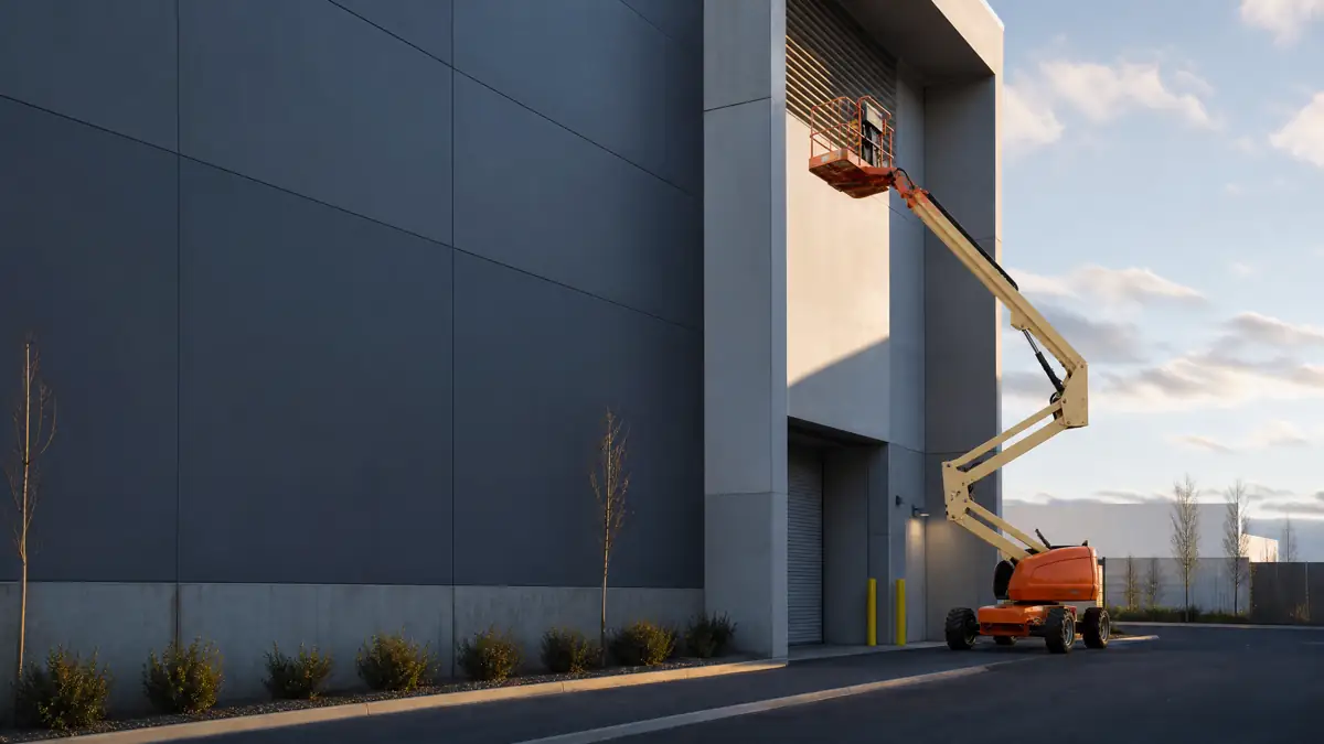 Articulating Boom Lifts jobsite access in Tampa